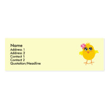 Cute Chick Business Card