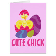 Cute Chick Greeting Card