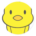 Cute Chick Round Sticker