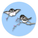 Cute Chickadees Stickers