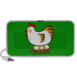 cute chicken and eggs iPhone speaker