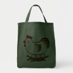 cute chicken and eggs tote bags
