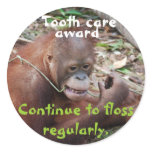 Cute Children's Tooth Care Award stickers