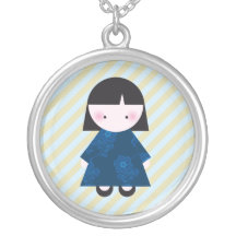 Cute chinese girl pendants