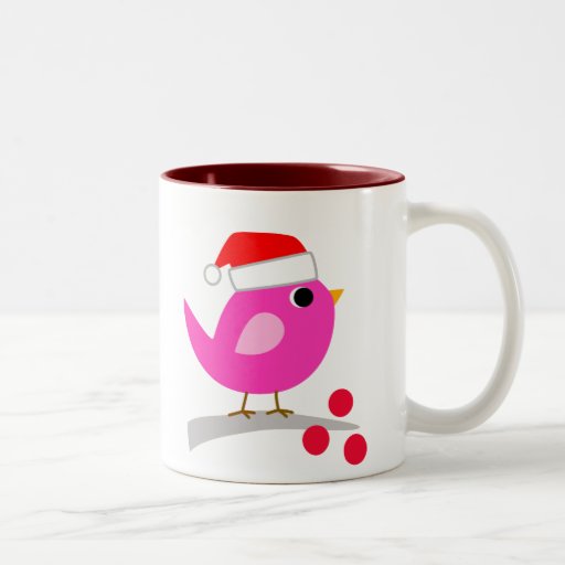 Cute Christmas Bird Coffee Mug
