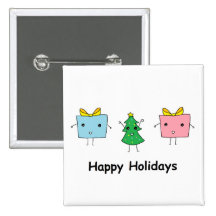 Cute Christmas Buttons