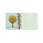 Cute Christmas Jelly Bean Tree Address Label labels
