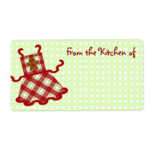 Cute Christmas Kitchen Labels
