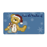 Cute Christmas Kitchen Labels