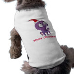 Cute Christmas Octopus Doggie Tee Shirt