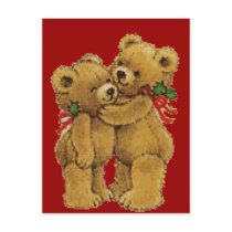 Cute Christmas Pair Post Card