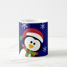 Cute Christmas Penguin Mugs
