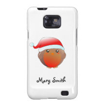 Cute Christmas Robin Samsung Galaxy S Covers