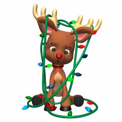 Cute Christmas Rudolph the Red Nosed Reindeer Holi by MidnightDreamer