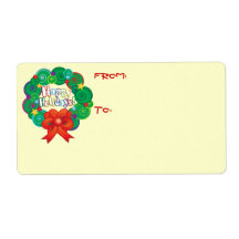 Cute Christmas Shipping Labels