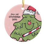 Cute Christmas Tree Personalized Ornament