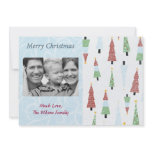 cute christmas tree photo greeting card custom announcements