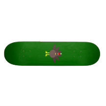 Cute Christmas Turkey Skateboard