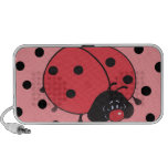 cute chubby little ladybug II Laptop Speaker