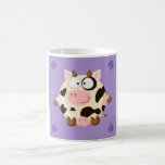 Cute circle cow mugs