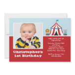 CUTE Circus Kids Birthday Party Invitation PHOTO