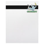 cute clumsy elephant cartoon personalized letterhead