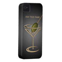 Cute Cocktails Personalized iPhone 4 Case