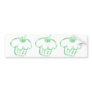 Cute Colored Cupcake Bumper Sticker