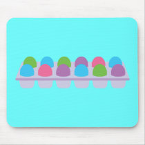 Cute Coloured Eggs in Carton