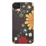 Cute colourful flowers iphone 4 case