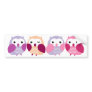 Cute Colourful Owls - Pink and Purple Pastels Bumper Stickers