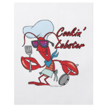 cute cookin cooking lobster cartoon flyer