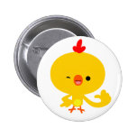 Cute Cool Cartoon Chicken Button Badge buttons