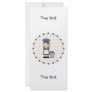 Cute country girl + bucket filled with blueberries rack card