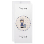 Cute country girl + bucket filled with blueberries rack cards