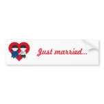Cute couple bumper stickers