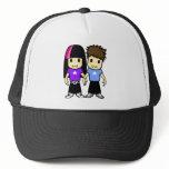 Cute Couple Cap Mesh Hats