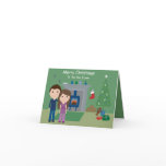 Cute Couple Merry Christmas To The One I Love Card