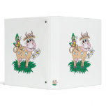 cute cow and butterfly binders