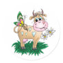 Cute Cow & Butterfly