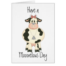 Cute Cow Cards