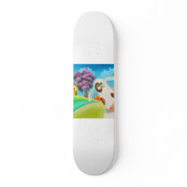 CUTE COW FACE Gordon Bruce art Skate Board