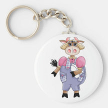 Cute Cow Key Chain
