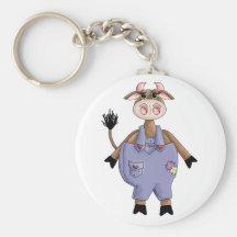 Cute Cow Key Chain