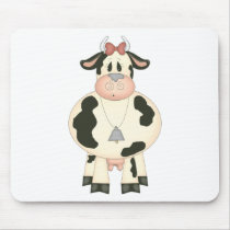 Cute Cow Mouse Pad