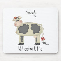 Cute Cow Mouse Pads