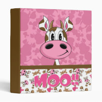 Cute Cow Pattern Avery Binder binders