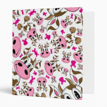 Cute Cow Pattern Avery Binder binders