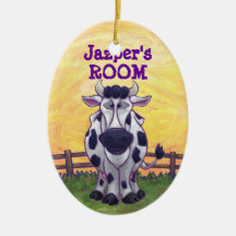 Cute Cow Personal Room Decoration Christmas Ornament