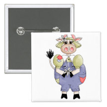 Cute Cow Pins